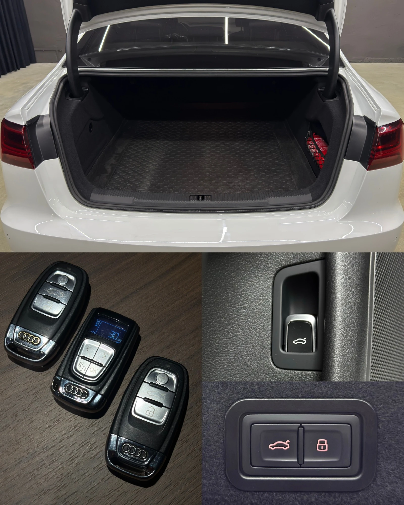 Audi A6 3.0TDI/Quattro/S-Line/Matrix/Bose/ВъздушноОкачване, снимка 14 - Автомобили и джипове - 54090109