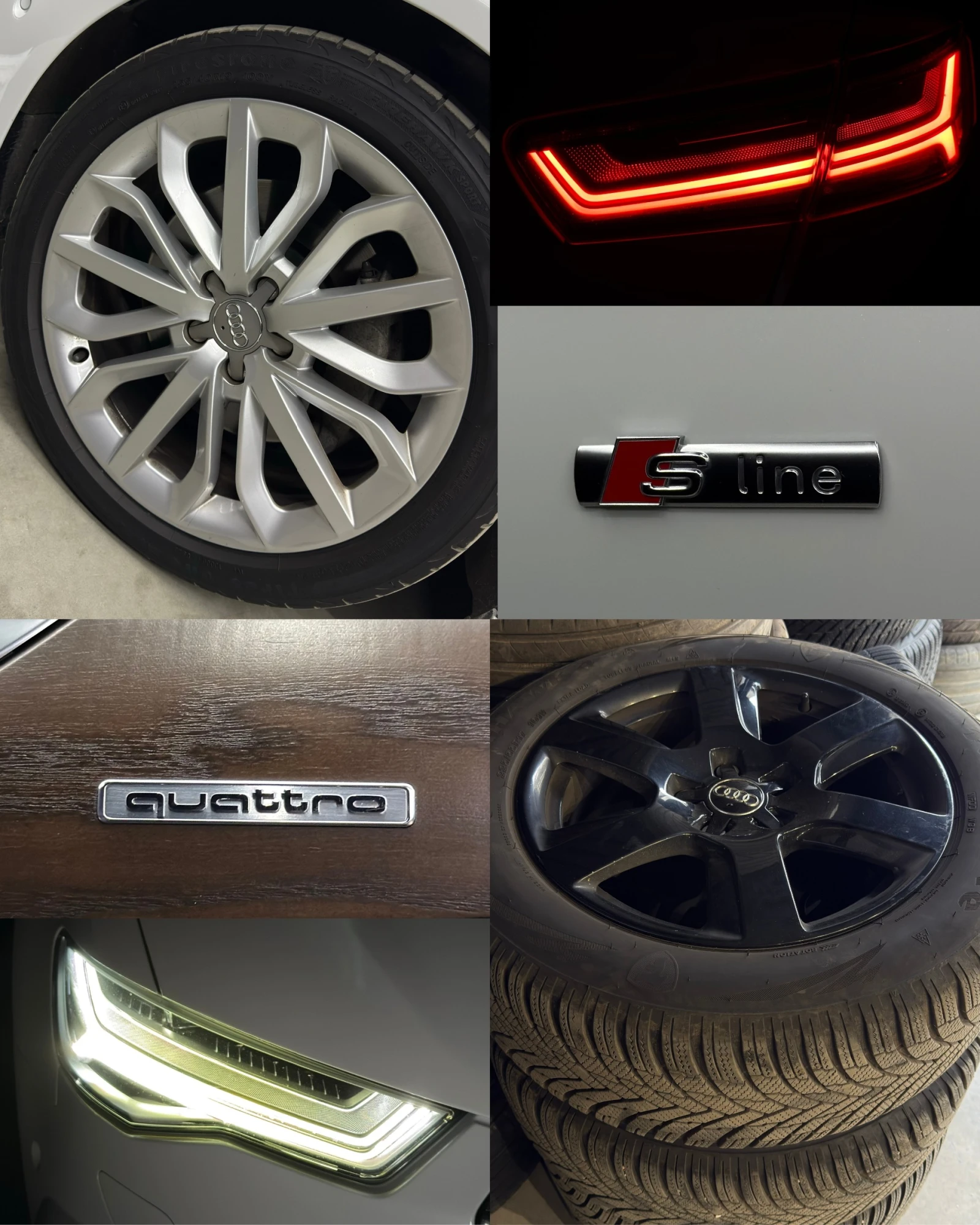 Audi A6 3.0TDI/Quattro/S-Line/Matrix/Bose/ВъздушноОкачване, снимка 13 - Автомобили и джипове - 54090109