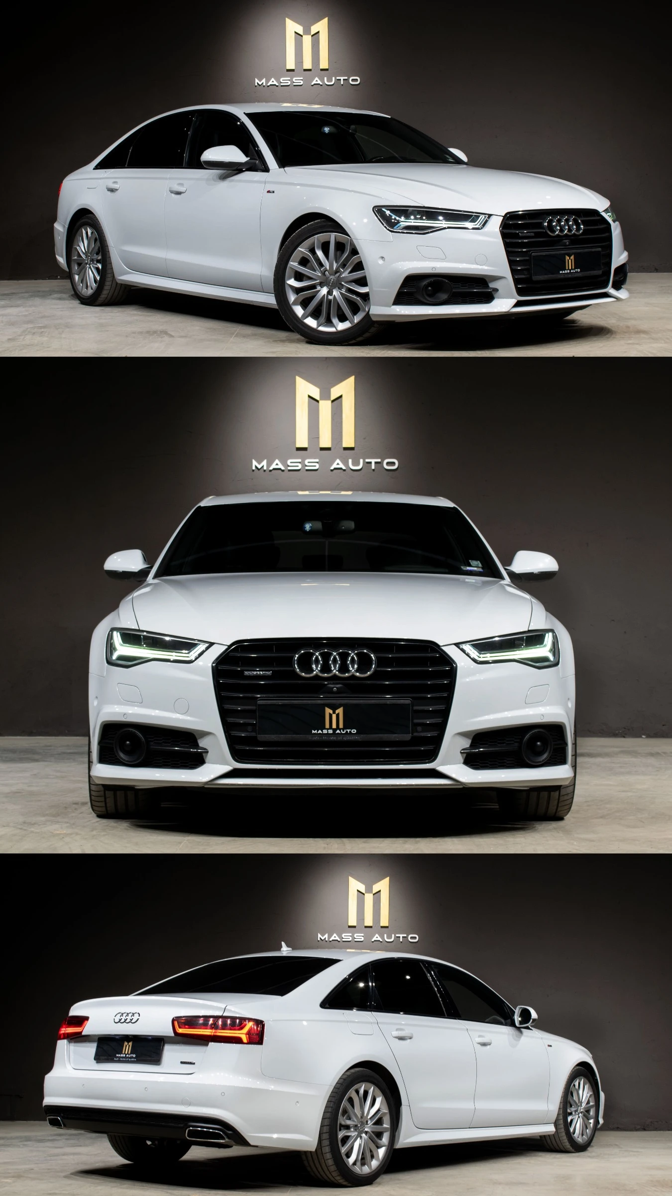 Audi A6 3.0TDI/Quattro/S-Line/Matrix/Bose/ВъздушноОкачване, снимка 2 - Автомобили и джипове - 54090109