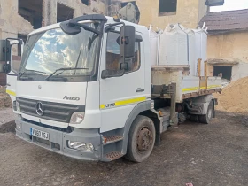 Mercedes-Benz Atego 1318 самосвал с кран, снимка 3