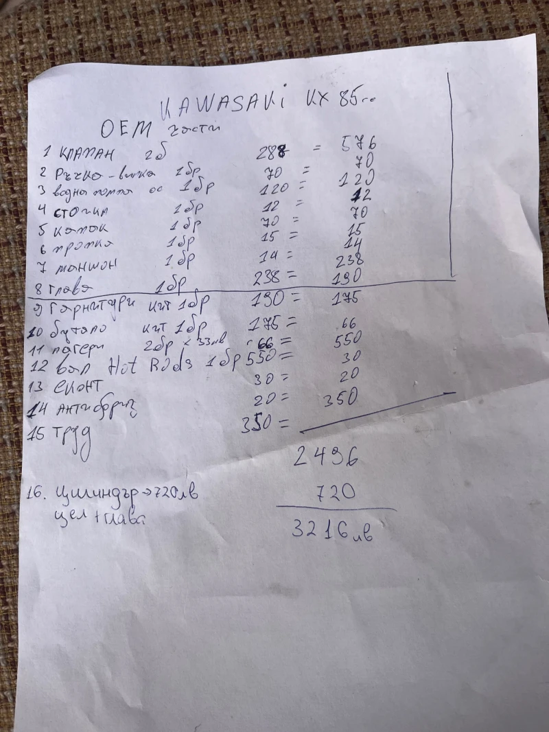 Kawasaki Kx, снимка 12 - Мотоциклети и мототехника - 51943864