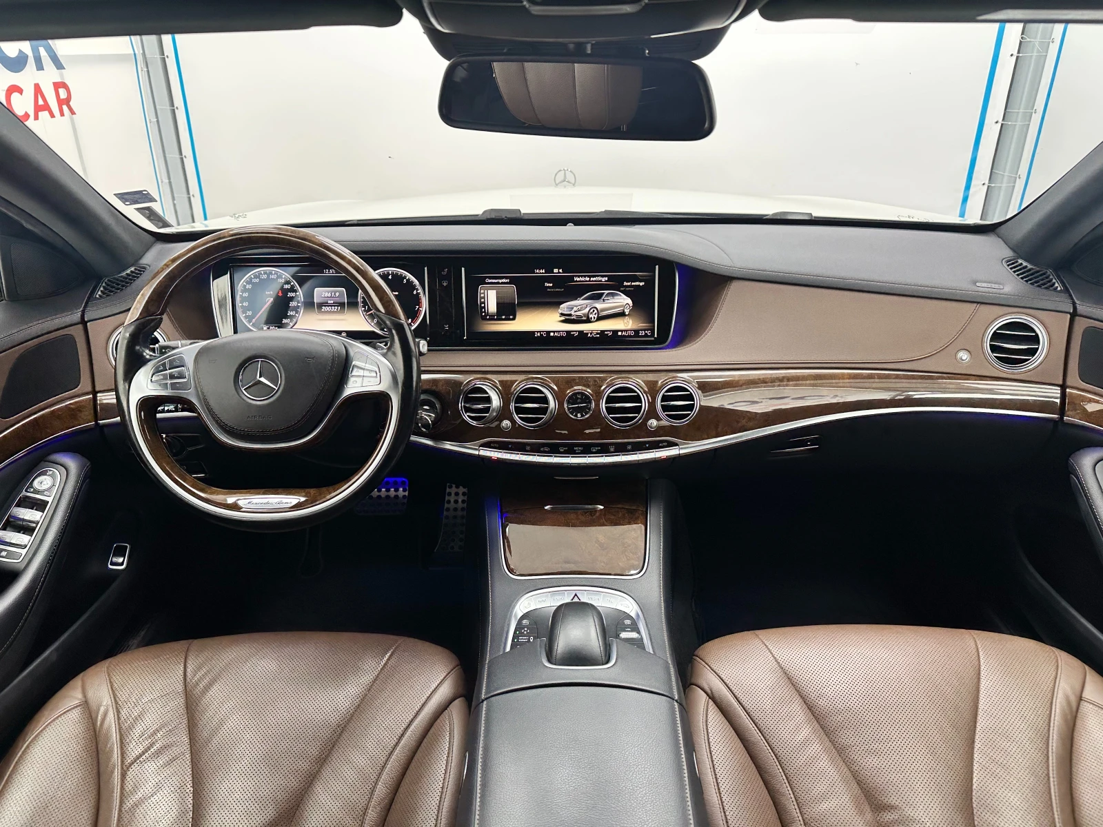 Mercedes-Benz S 500 4MATIC* long* ВАКУМ* АМБИЕНТНО - изображение 8