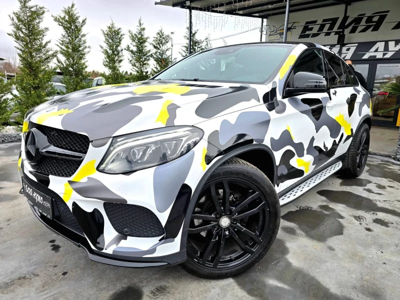 Mercedes-Benz GLE 350 D 4MATIC CAMOUFLAGE FULL AMG PACK 3XTV ЛИЗИНГ 100%, снимка 1 - Автомобили и джипове - 48645717