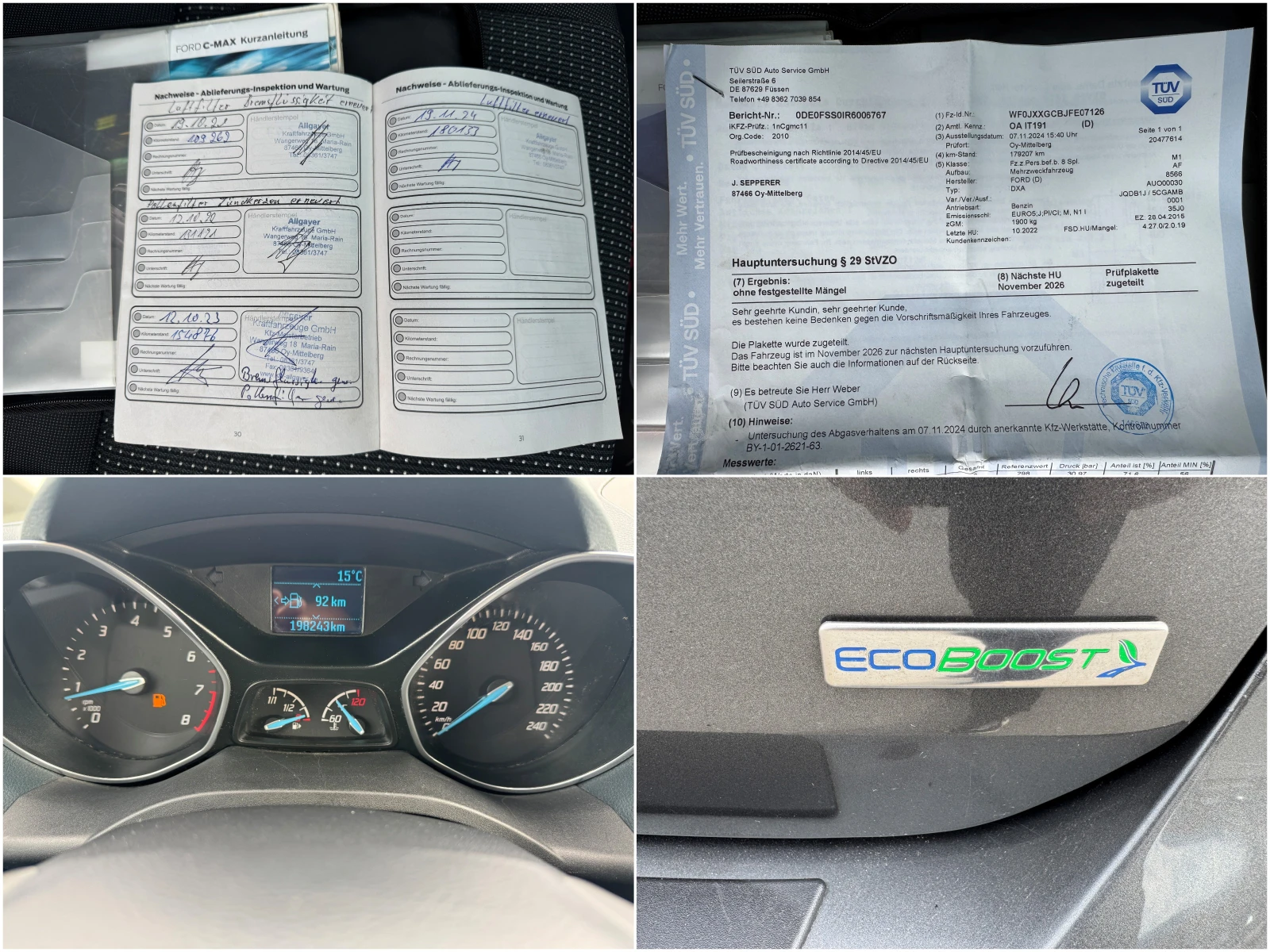 Ford C-max 1.6i 150�� 6�� EcoBoost Titanium | Mobile.bg � ����������� 17