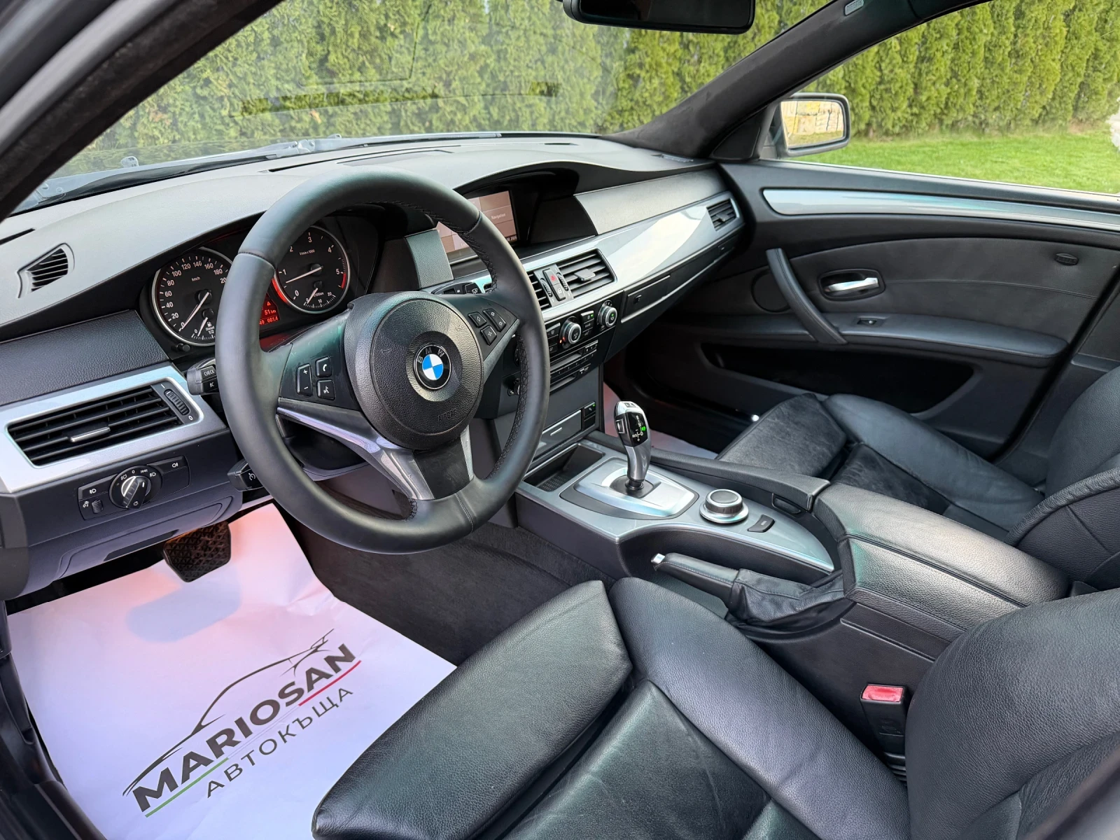 BMW 530 E60 / FACELIFT / M-PACK / RECARO / АЛКАНТАРА, снимка 9 - Автомобили и джипове - 54231187