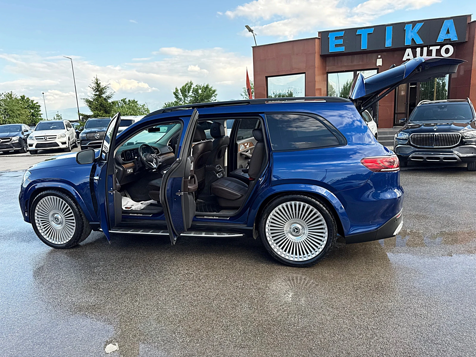Mercedes-Benz GLS 450 AMG-PANO-DISTRONIK-360KAMERA-6M-BURMESTER-BIXENON!, снимка 14 - Автомобили и джипове - 54588709
