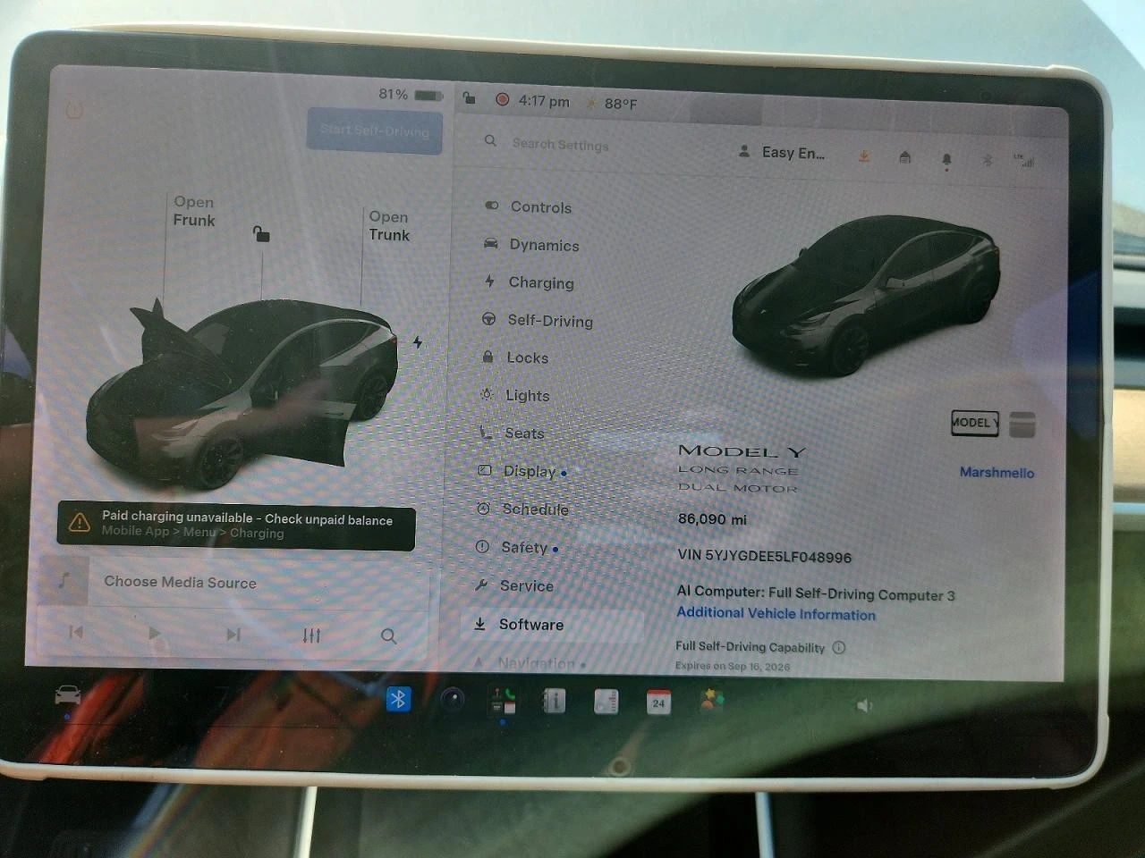 Tesla Model Y LONG RANGE DUAL MOTOR AWD, снимка 9 - Автомобили и джипове - 56611294