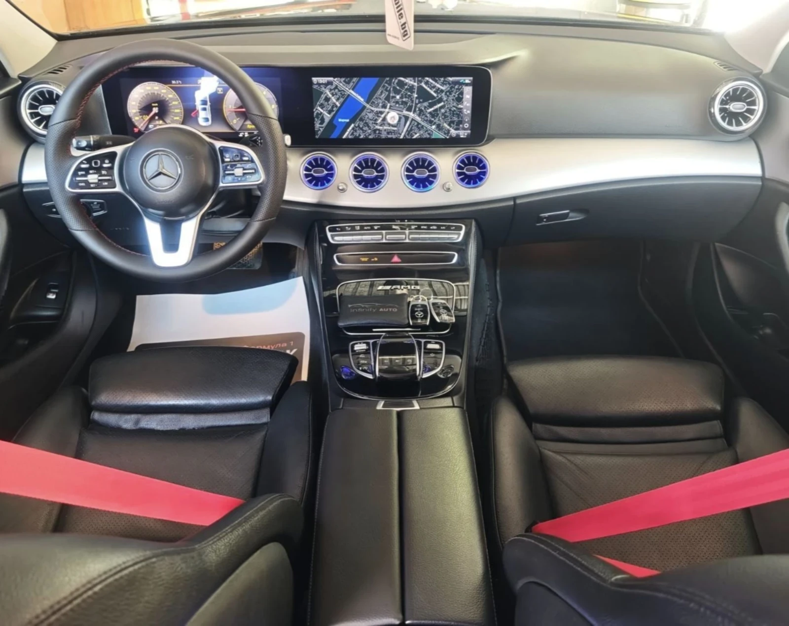 Mercedes-Benz E 220 AMG, ДИГИТАЛ, АМБИЕНТ, 3-Д, КАМЕРА, ФУЛ, снимка 7 - Автомобили и джипове - 55075515