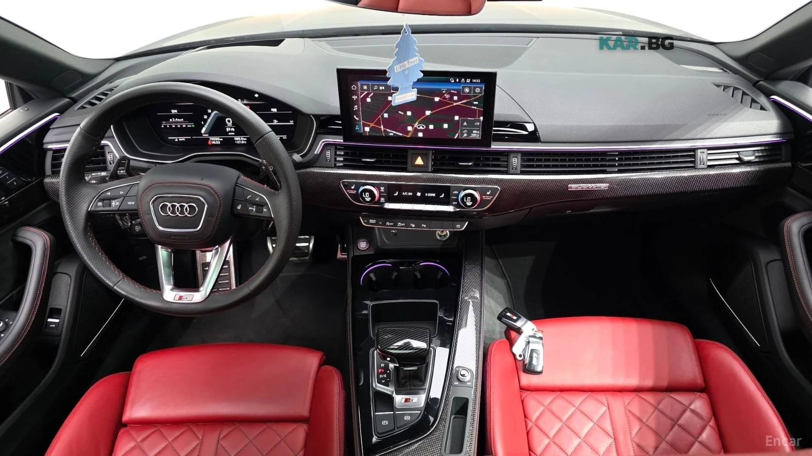 Audi S5 3.0 TFSI QUATТRO* КОЖА* ПОДГРЕВ* ПАНО* ХЕДЪП* 360, снимка 7 - Автомобили и джипове - 56155610