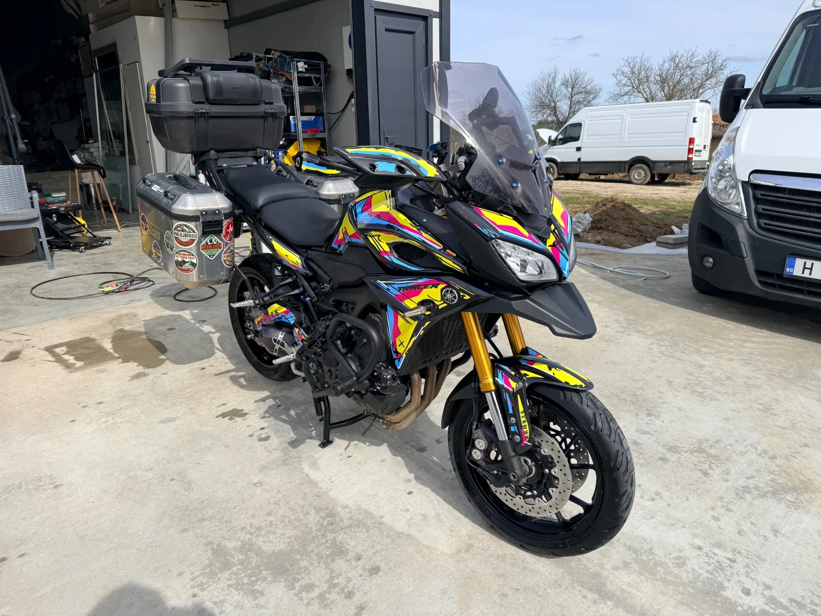 Yamaha Mt-09 Tracer 900 ABS TCS Givi, снимка 2 - Мотоциклети и мототехника - 52557418