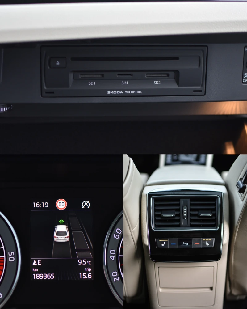 Skoda Superb 2.0TDI 190HP LAURIN&KLEMENT 4X4, снимка 17 - Автомобили и джипове - 52410280