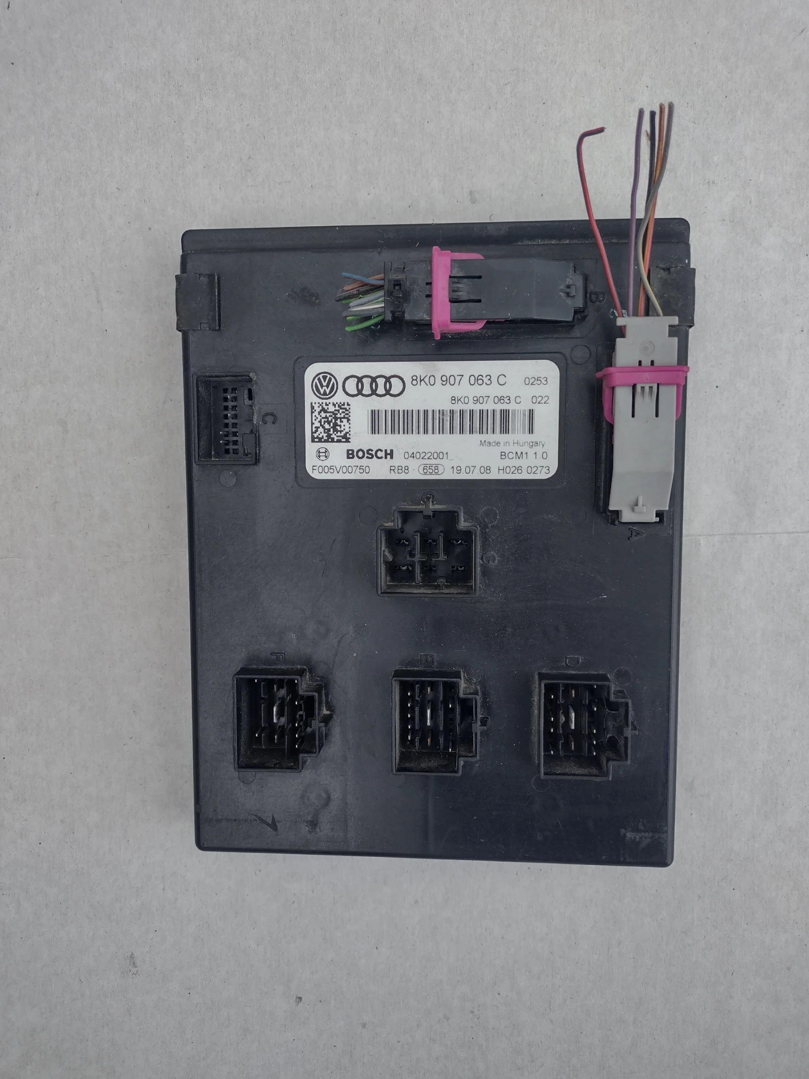 8K0 907 063 C   BCM   AUDI A4 B8  Bosch  8K0907063C  | Mobile.bg   3