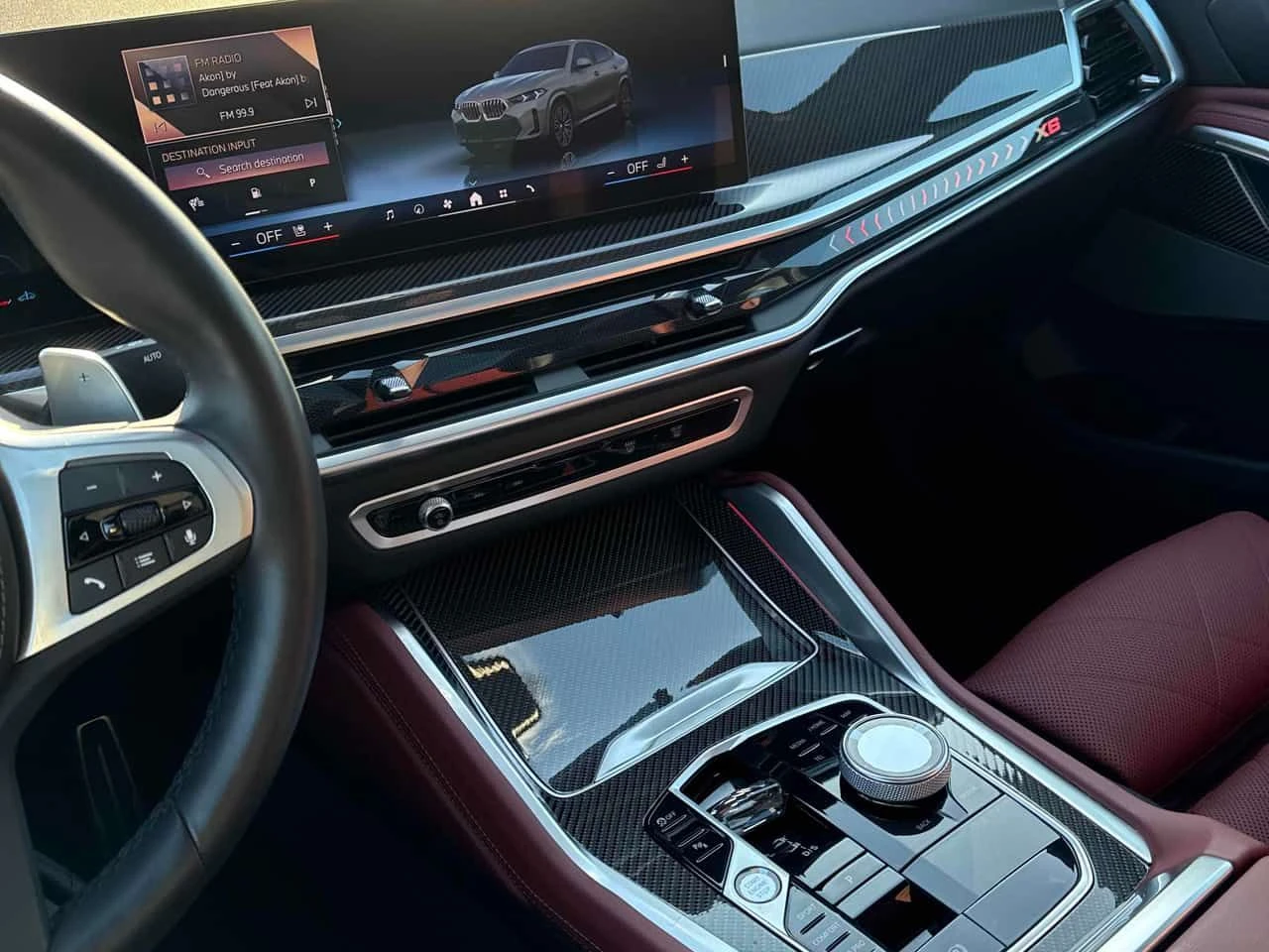 BMW X6 * xDrive40i * CARFAX * 360 * ХЕДЪП * HK* ОБДУХВАНЕ, снимка 9 - Автомобили и джипове - 53755559