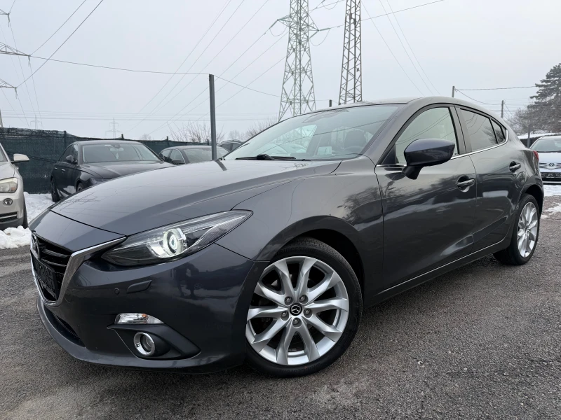 Mazda 3 2.2 D SKAYACTIV AUTOMAT/NAVI/KEYLESS/HEAD-UP, снимка 1 - Автомобили и джипове - 48719721