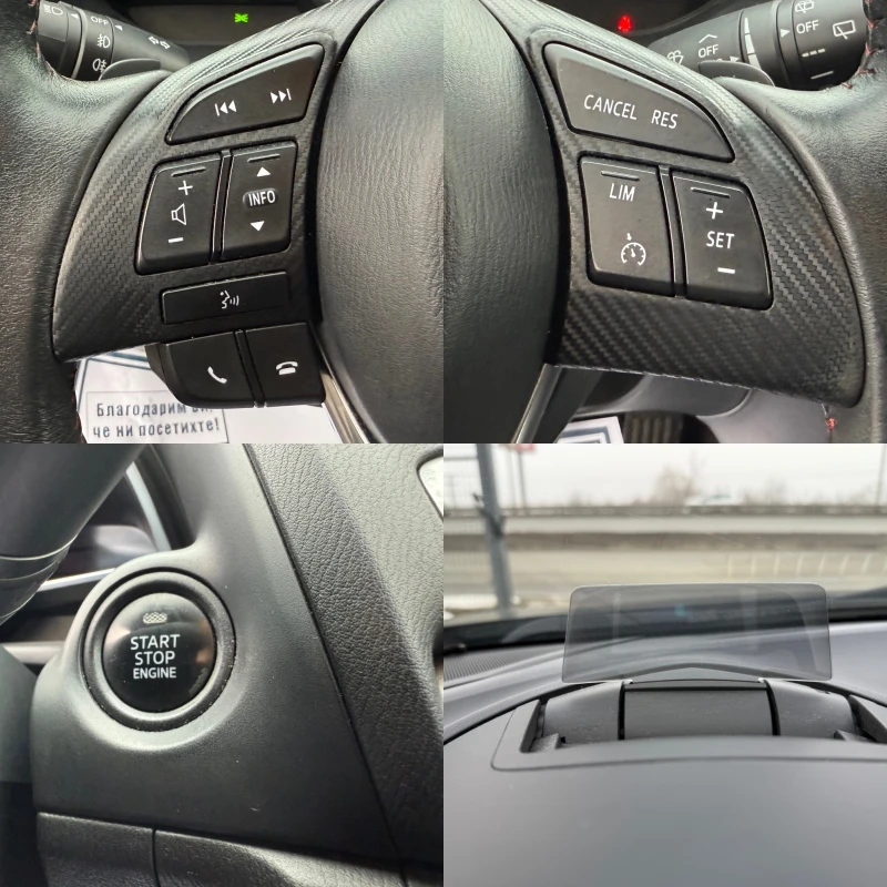 Mazda 3 2.2 D SKAYACTIV AUTOMAT/NAVI/KEYLESS/HEAD-UP, снимка 15 - Автомобили и джипове - 48719721