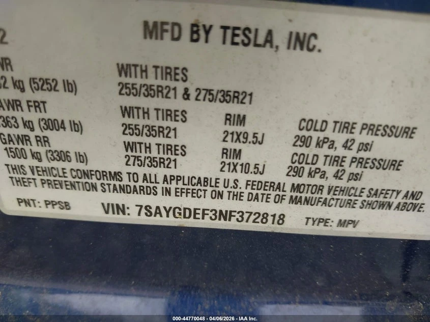 Tesla Model Y Performance Dual Motor All-Wheel Drive, снимка 9 - Автомобили и джипове - 54307639