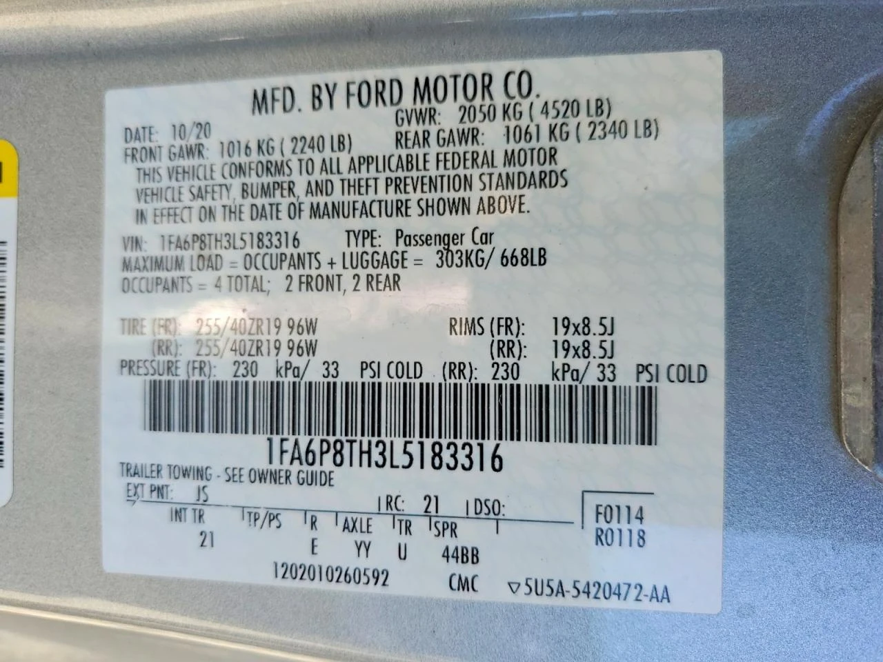 Ford Mustang 2.3l, снимка 12 - Автомобили и джипове - 55278396