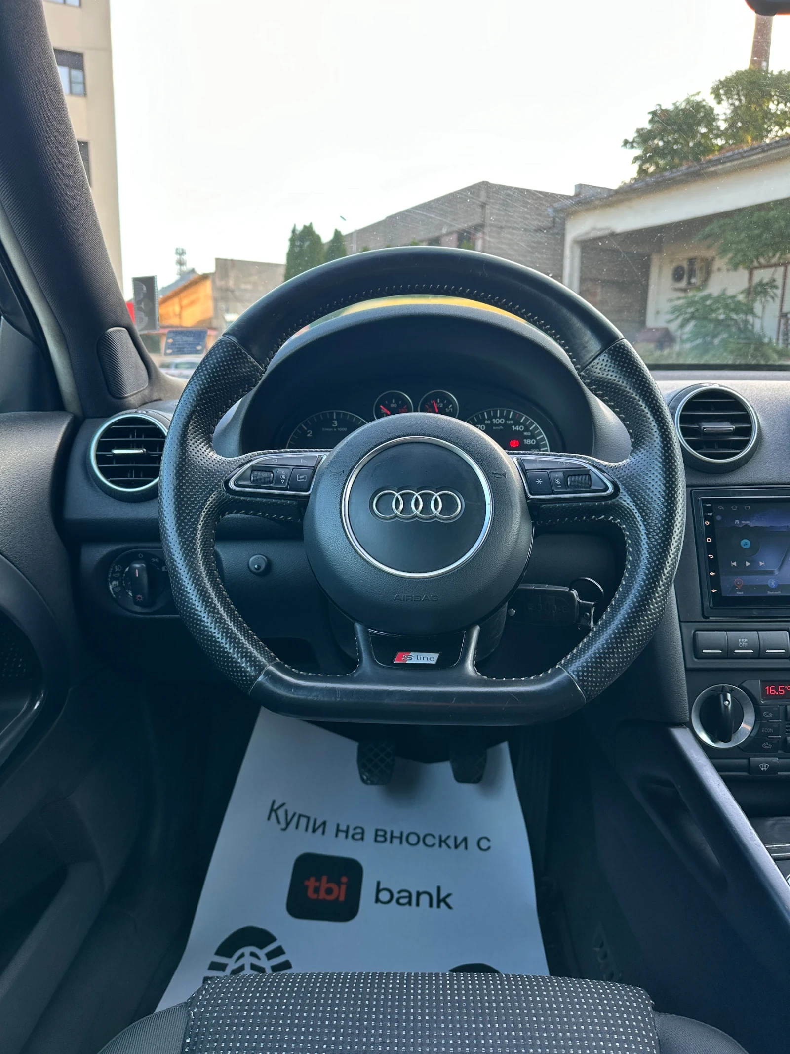 Audi A3 S-LINE 2.0TDI - НАВИГАЦИЯ - УНИКАТ, снимка 12 - Автомобили и джипове - 56124742