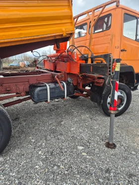 Mercedes-Benz 1114 4х4 тристранен Самосвал + кран Palfinger PK 7000A, снимка 5