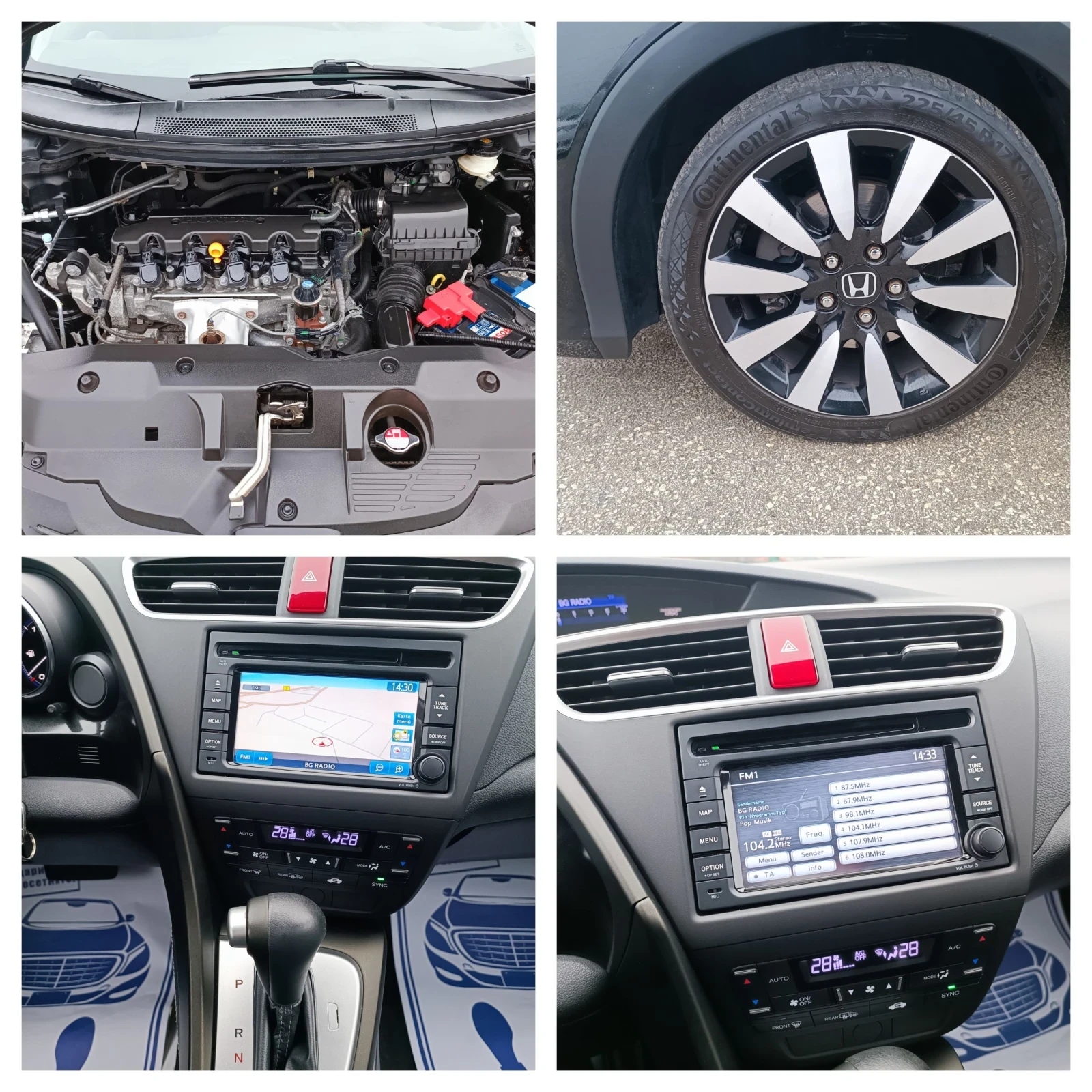 Honda Civic 1.8i-140��-���������-�������-NAVI | Mobile.bg � ����������� 16