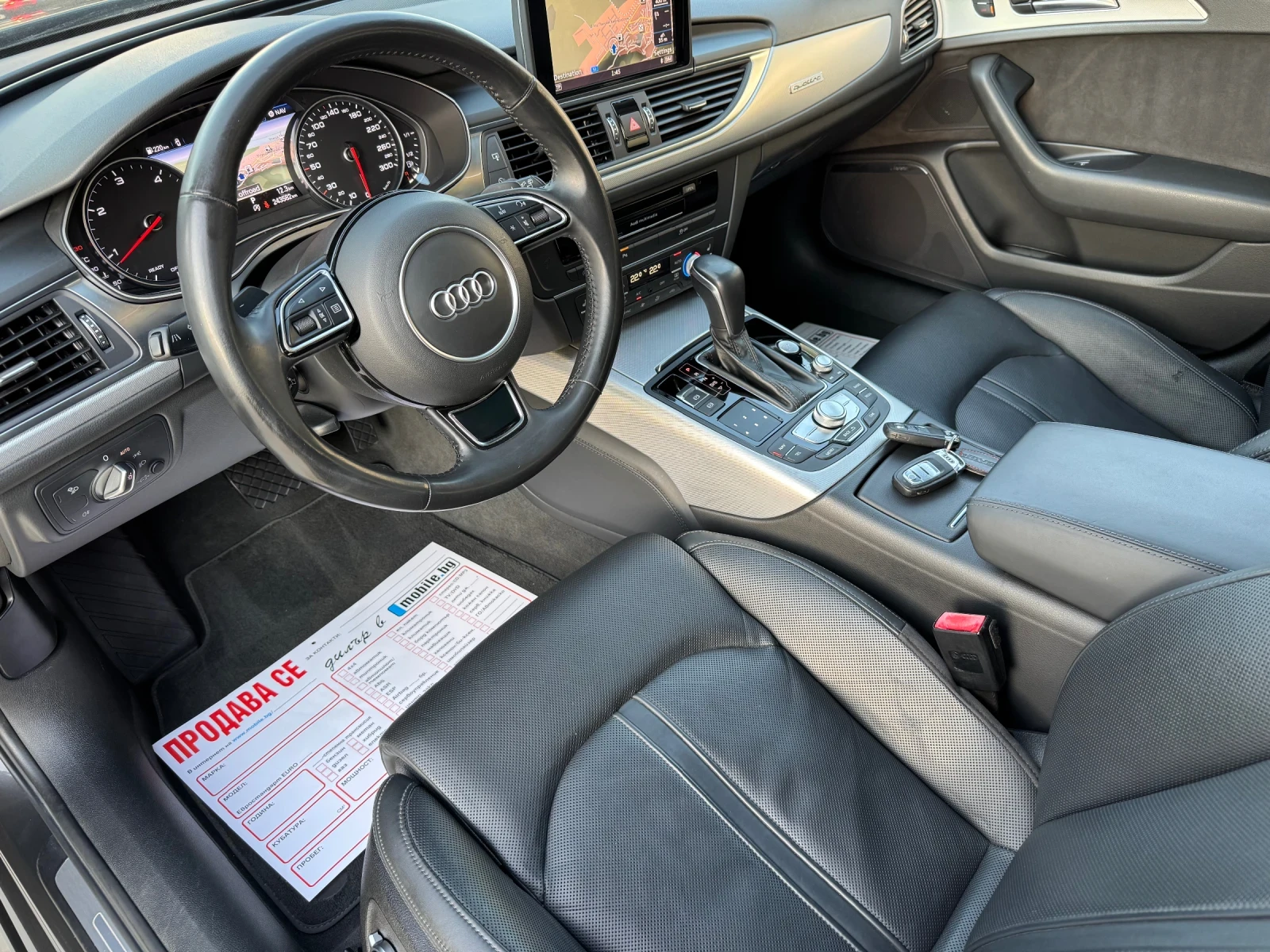 Audi A6 * BI-TDI* 320ks* 8-ZF* FACE* TOP* , снимка 13 - Автомобили и джипове - 55567587