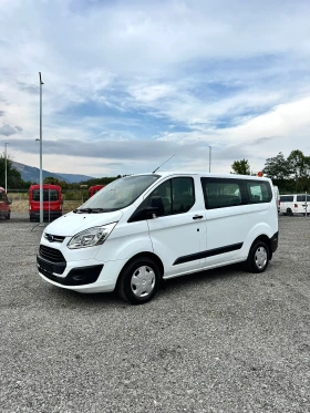 Ford Transit Custom 2.2  TDCi , 9 места, 2x Клима , Сервизна История !, снимка 1