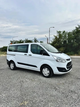 Ford Transit Custom 2.2  TDCi , 9 места, 2x Клима , Сервизна История !, снимка 3