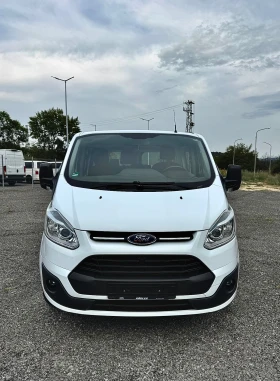 Ford Transit Custom 2.2  TDCi , 9 места, 2x Клима , Сервизна История !, снимка 2