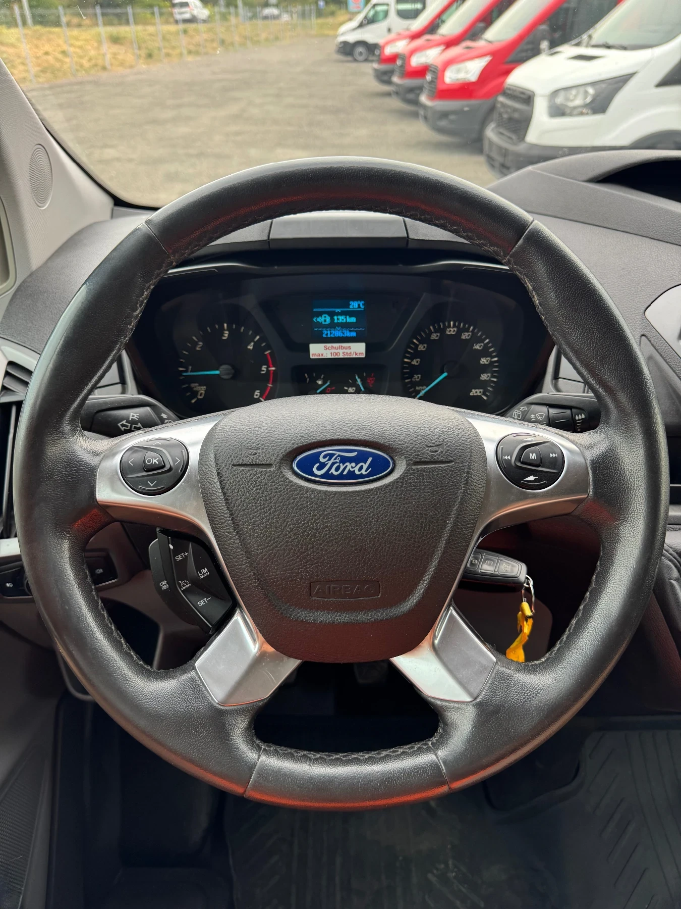 Ford Transit Custom 2.2  TDCi , 9 места, 2x Клима , Сервизна История !, снимка 7 - Бусове и автобуси - 55793387