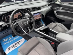 Audi E-Tron 55 S-LINE 95KWH 408КС. ГАРАНЦИЯ ПАНОРАМА КАМЕРИ, снимка 8