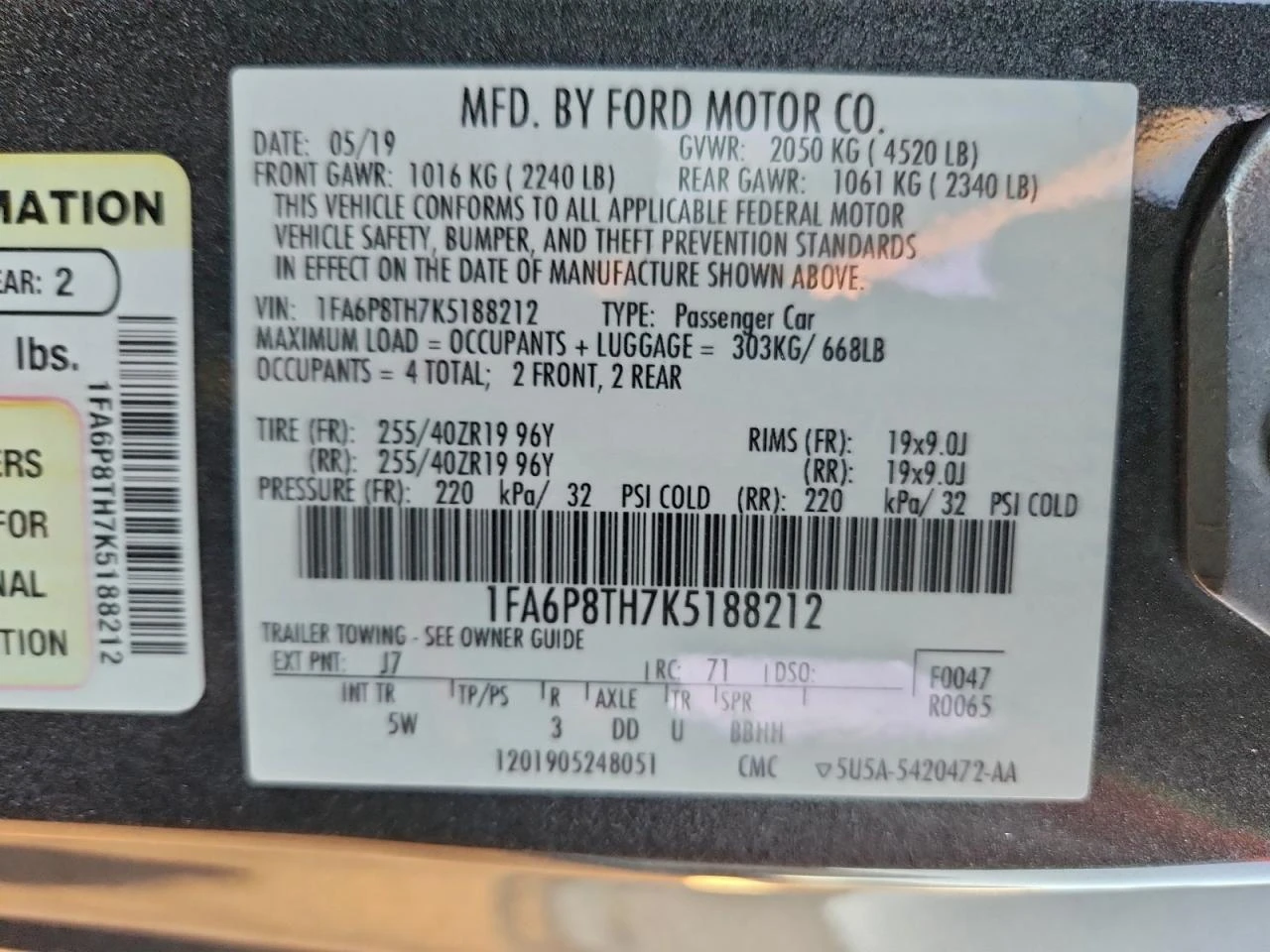 Ford Mustang 2.3l, снимка 12 - Автомобили и джипове - 53907634