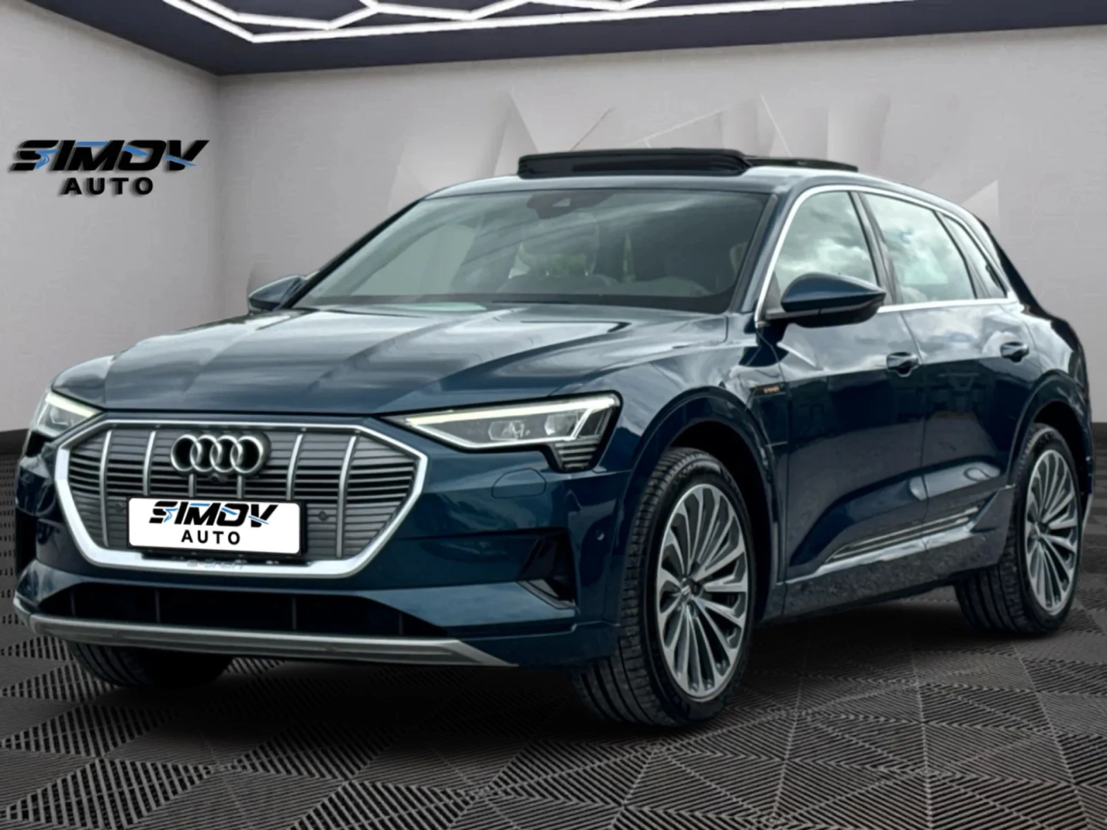 Audi E-Tron 55 S-LINE 95KWH 408КС. ГАРАНЦИЯ ПАНОРАМА КАМЕРИ, снимка 3 - Автомобили и джипове - 54486857