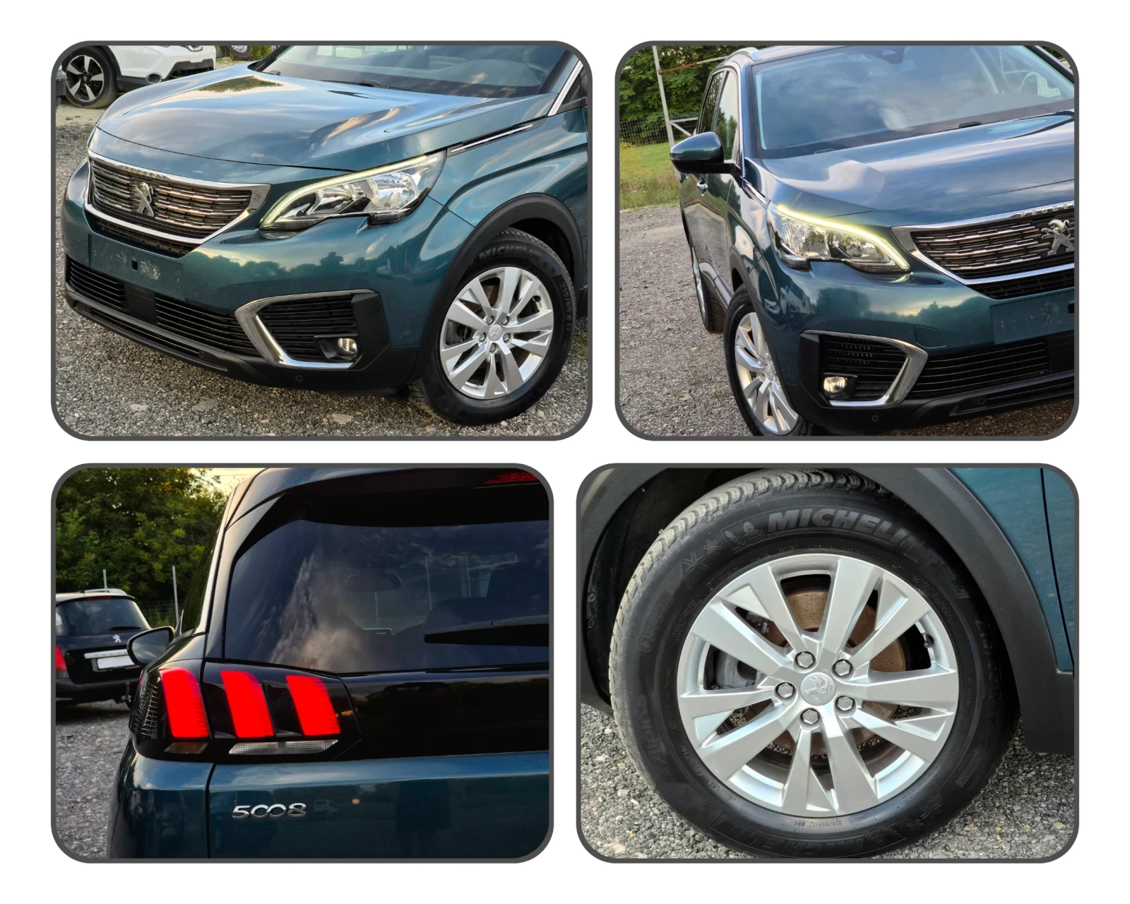 Peugeot 5008 1.6HDI 120k NAVI/DIGITAL , снимка 7 - Автомобили и джипове - 55623222