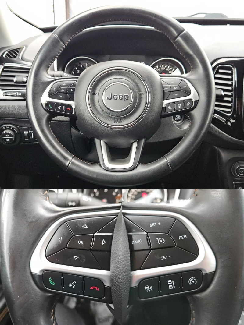 Jeep Compass 2.0m-Jet/LIMITED/BLACK FRIDAY/LED/КОЖА/NAVI/БЛУТУТ, снимка 11 - Автомобили и джипове - 50432424