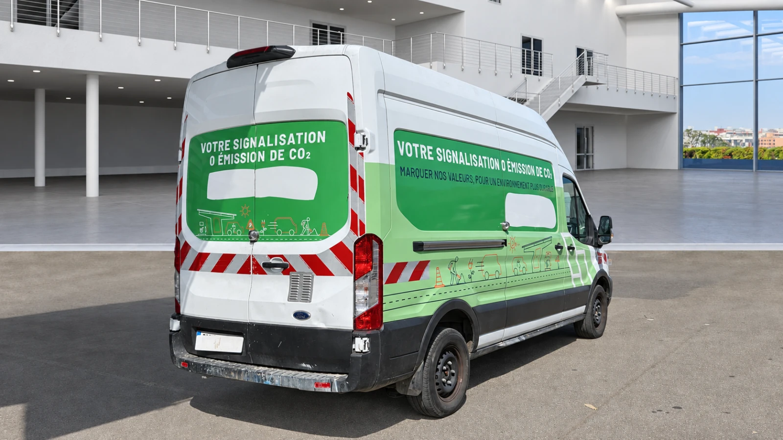 Ford Transit L3H3 96% SoH 360 камери парктроник нави подгрев, снимка 3 - Бусове и автобуси - 56182698