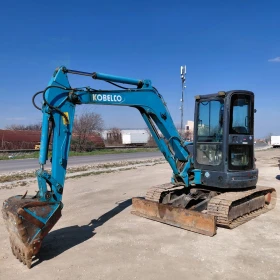 Багер Kobelco SK55SR-5 * КЛИМАТИК * 3 КОФИ *  - изображение 1