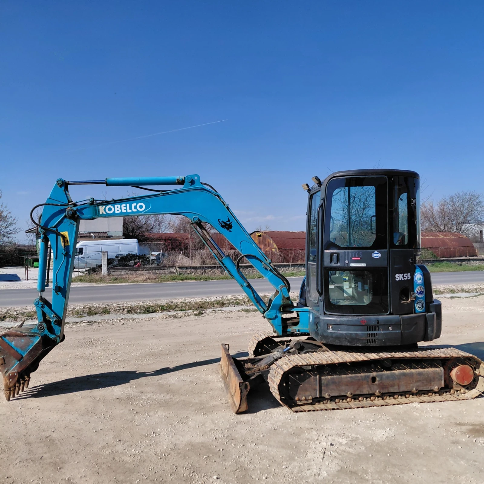Багер Kobelco SK55SR-5 * КЛИМАТИК * 3 КОФИ *  - изображение 2