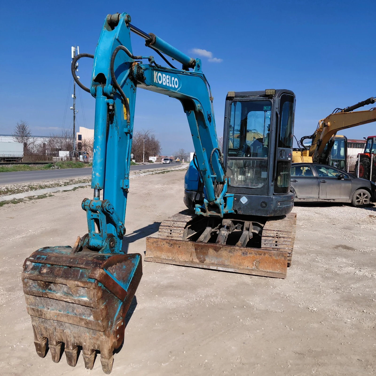 Багер Kobelco SK55SR-5 * КЛИМАТИК * 3 КОФИ *  - изображение 8