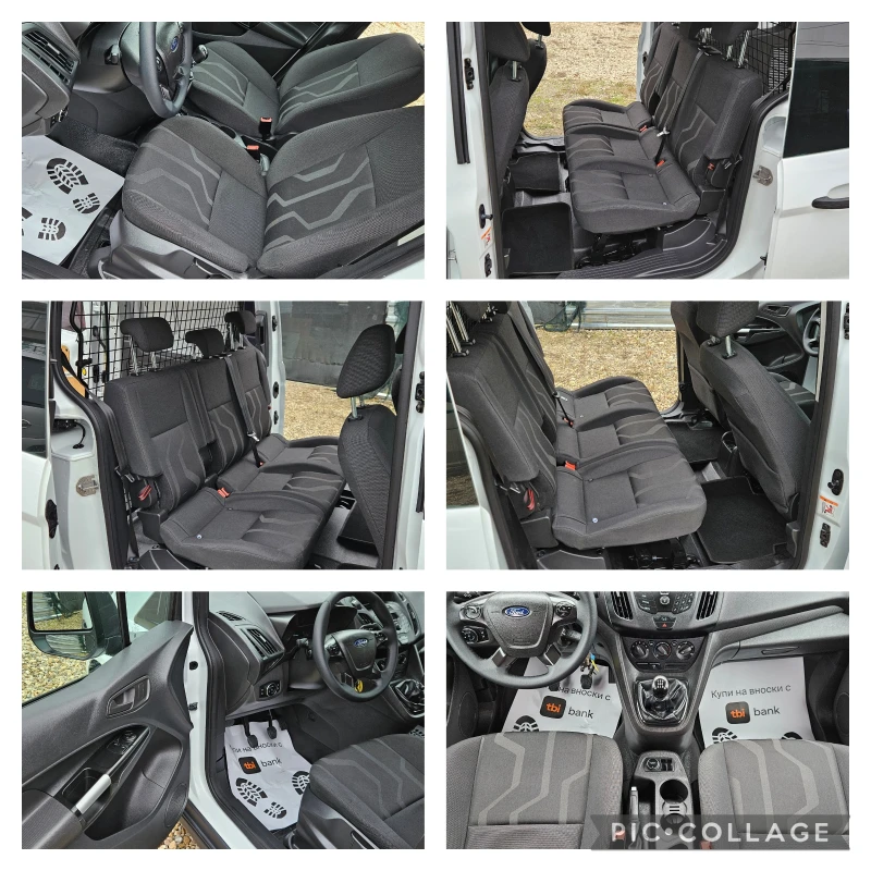 Ford Tourneo Connect МАКСИ* 1, 5ТDCi-101kс* 2017г* ТОВАРОПЪТНИЧЕСКИ* ТО, снимка 14 - Автомобили и джипове - 52928298