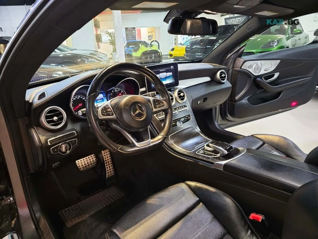 Mercedes-Benz C 300 4MATIC* BURMESTER* ПОДГРЕВ* КАМЕРА* SUNROOF* , снимка 7 - Автомобили и джипове - 55707097