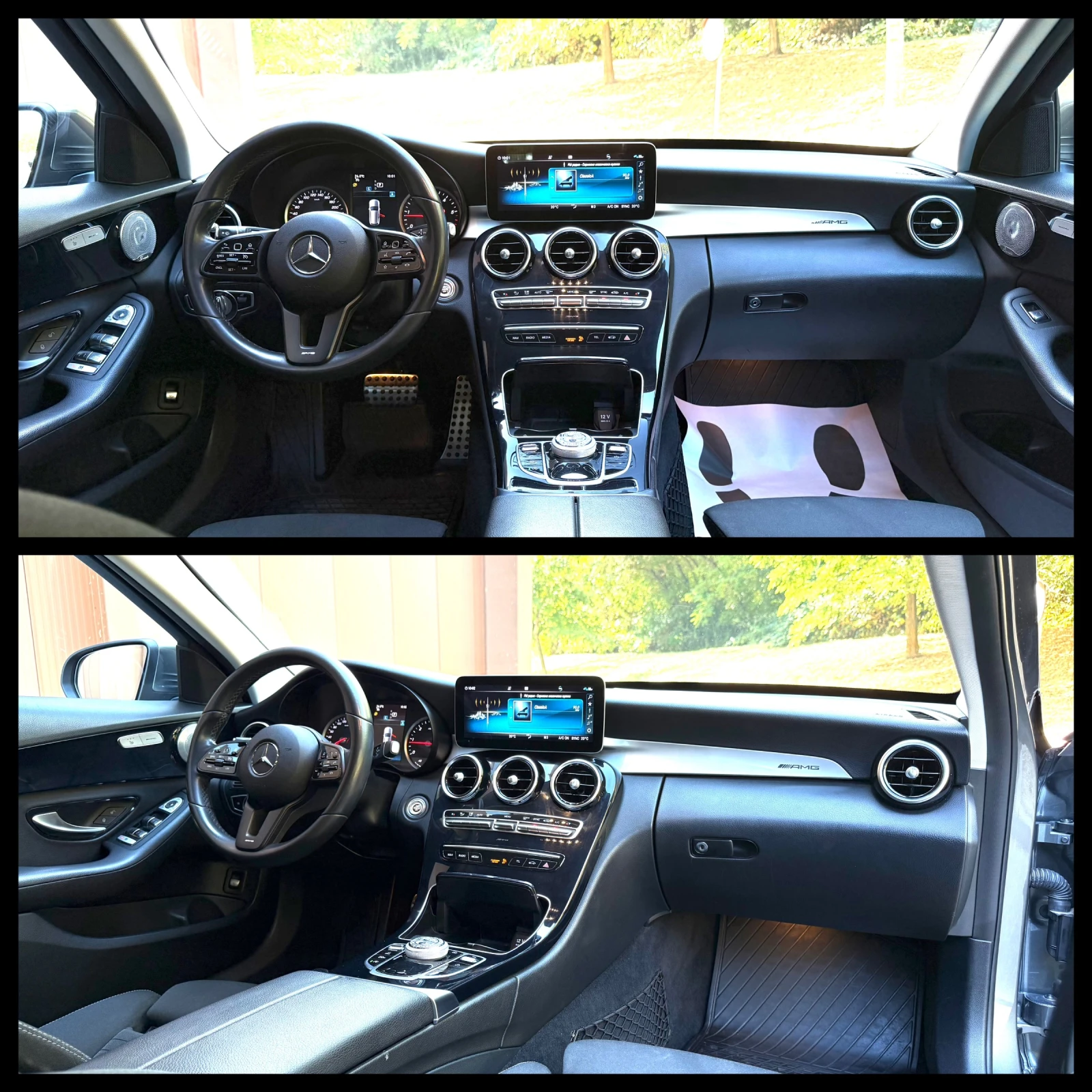 Mercedes-Benz C 200 160 к.с.| Automatic| 360 Camera| CarPlay| ГАРАНЦИЯ, снимка 12 - Автомобили и джипове - 55730001