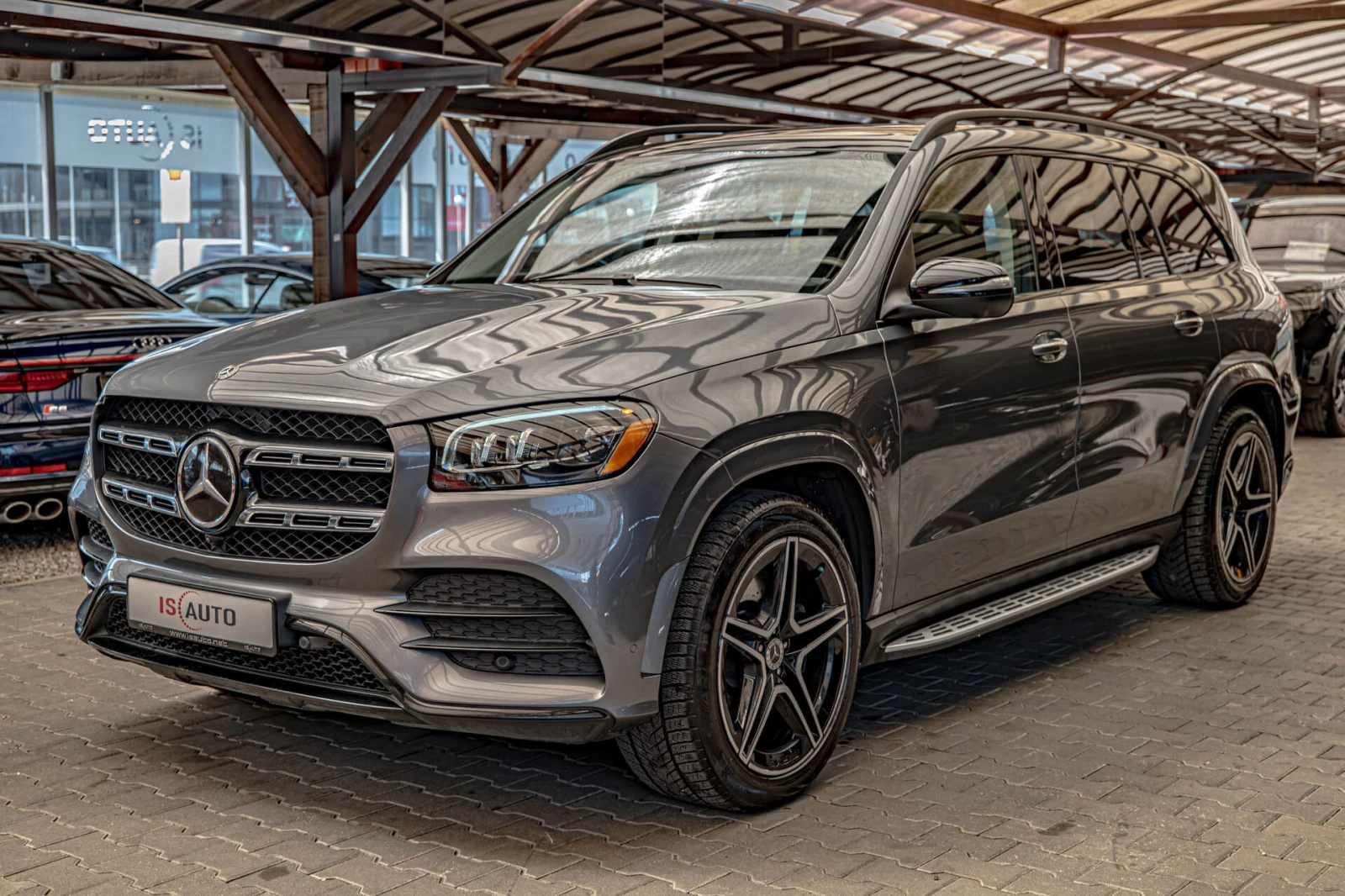 Mercedes-Benz GLS 450 AMG Line/Burmester/Панорама/Обдухване/HuD/6+ 1/Кам, снимка 3 - Автомобили и джипове - 56169008