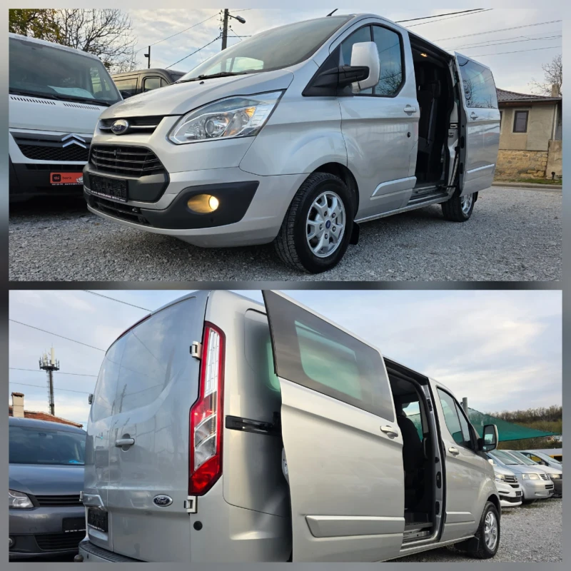 Ford Transit Custom 2.2tdci Навигация Камера, снимка 7 - Бусове и автобуси - 52448474