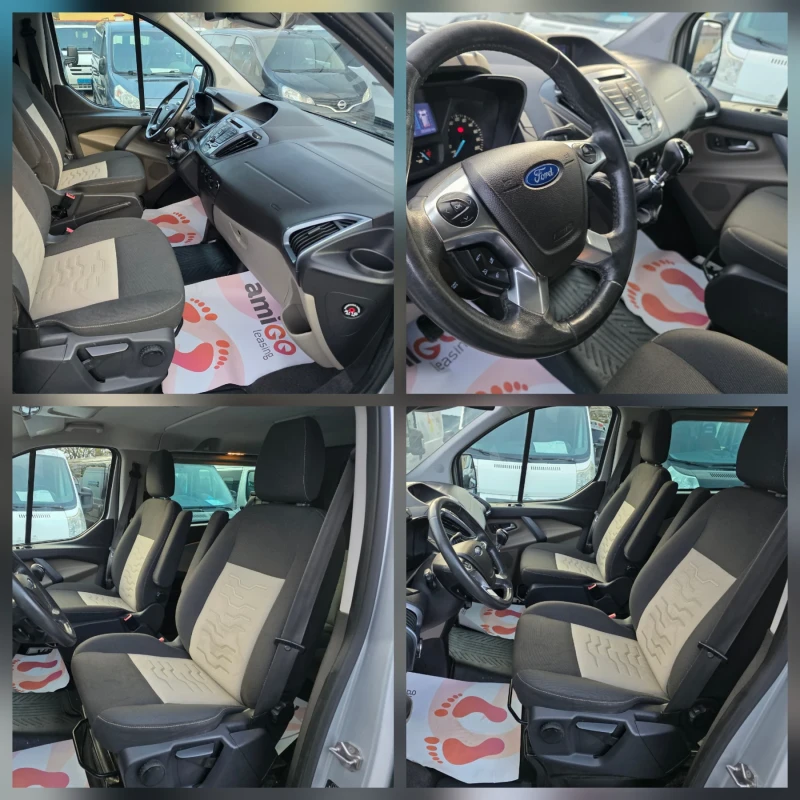 Ford Transit Custom 2.2tdci Навигация Камера, снимка 13 - Бусове и автобуси - 52448474