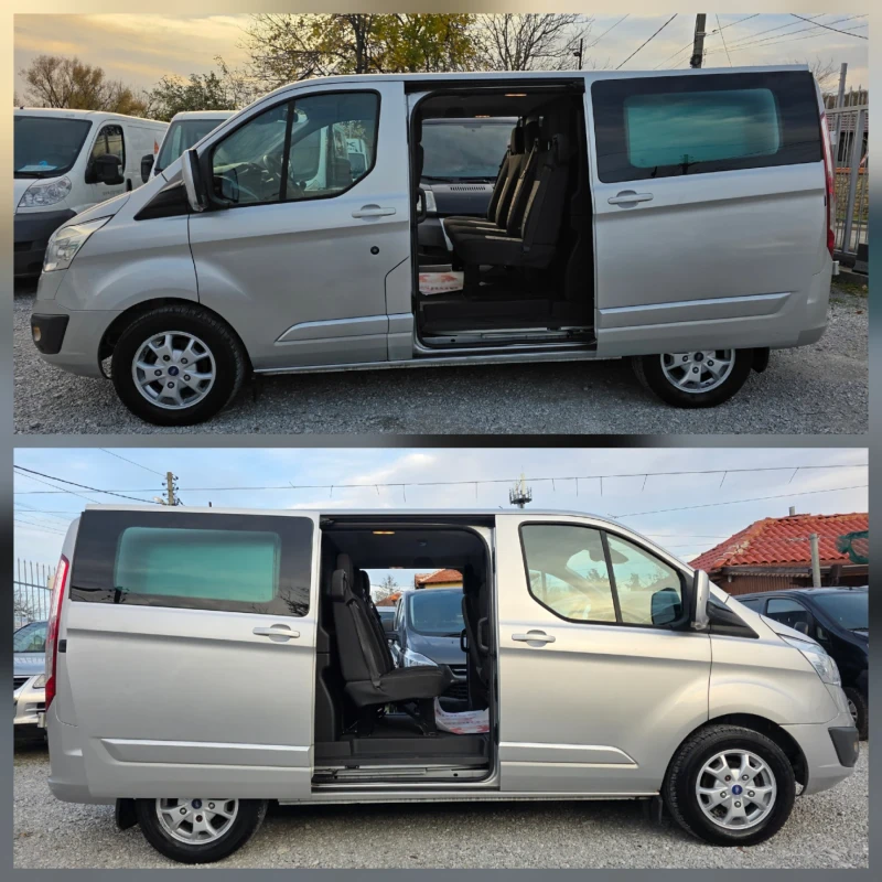Ford Transit Custom 2.2tdci Навигация Камера, снимка 8 - Бусове и автобуси - 52448474