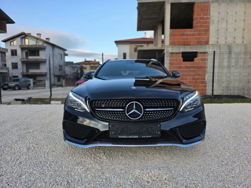 Mercedes-Benz C 220 C-250 d 204кс AMG-LINE Панорама Навигация Камера , снимка 2 - Автомобили и джипове - 53068267