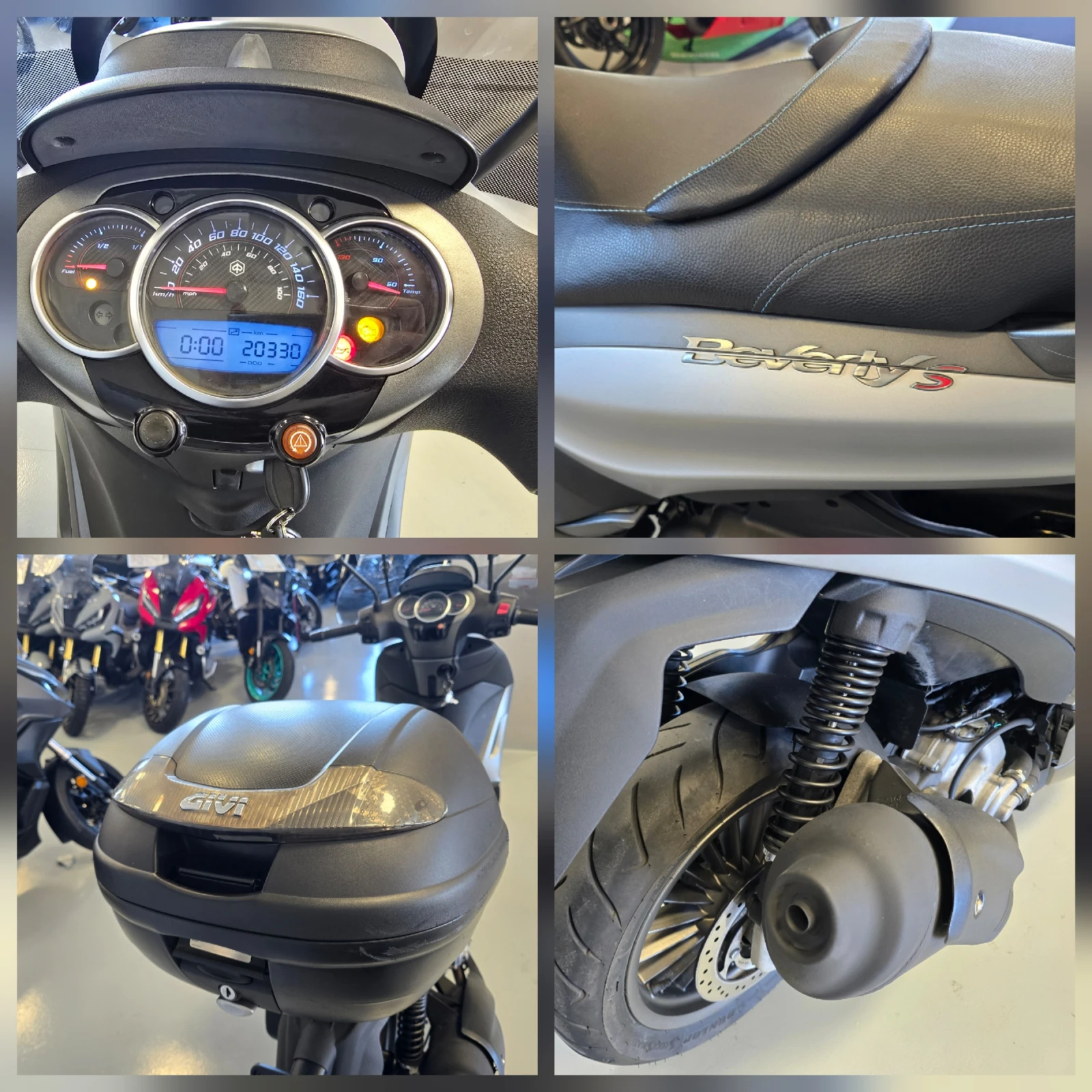 Piaggio Beverly 300ie, ABS-ASR, 25800км., снимка 11 - Мотоциклети и мототехника - 54701335