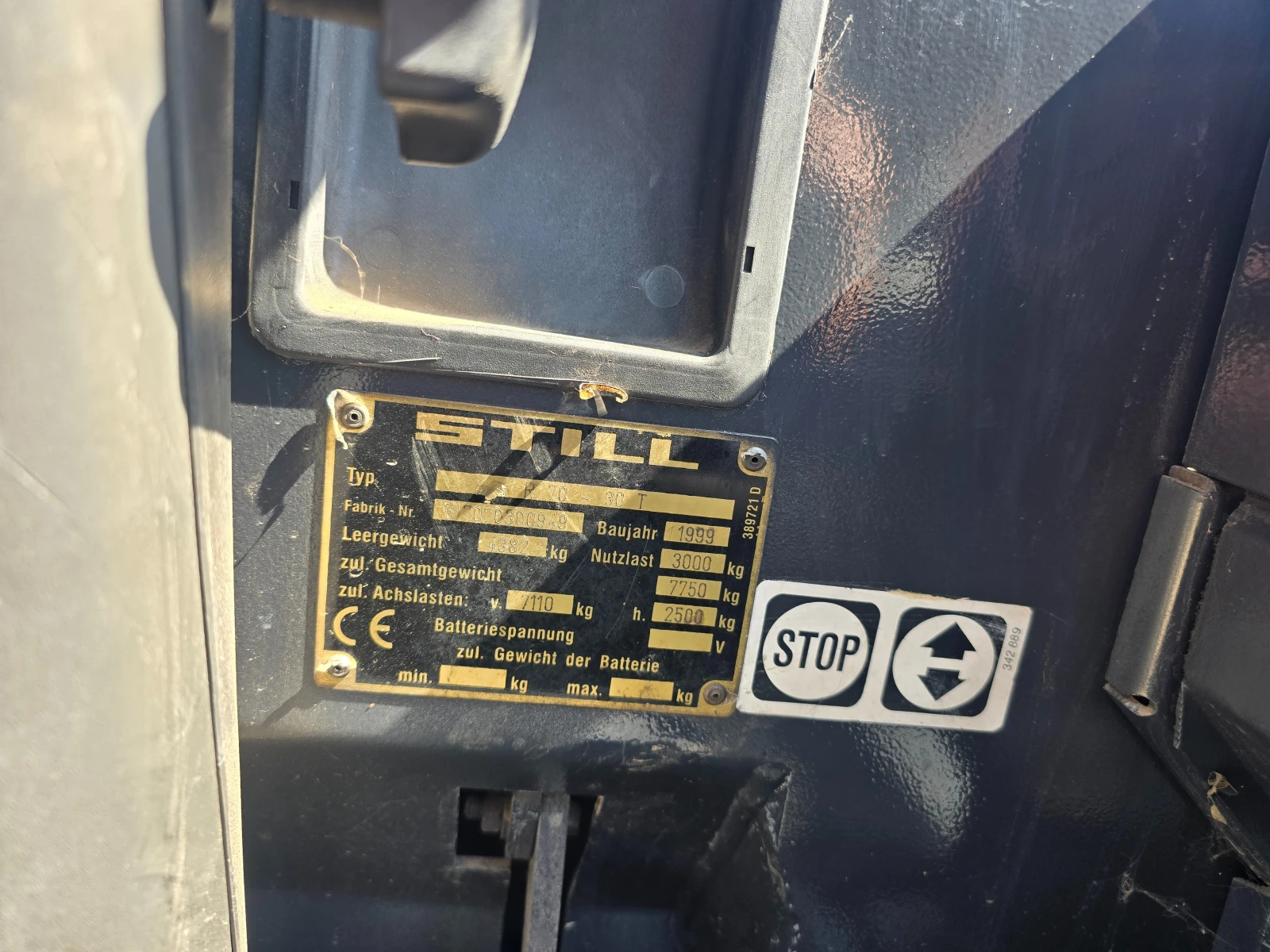 Мотокар Still R70-30 LPG, снимка 12 - Индустриална техника - 54327144