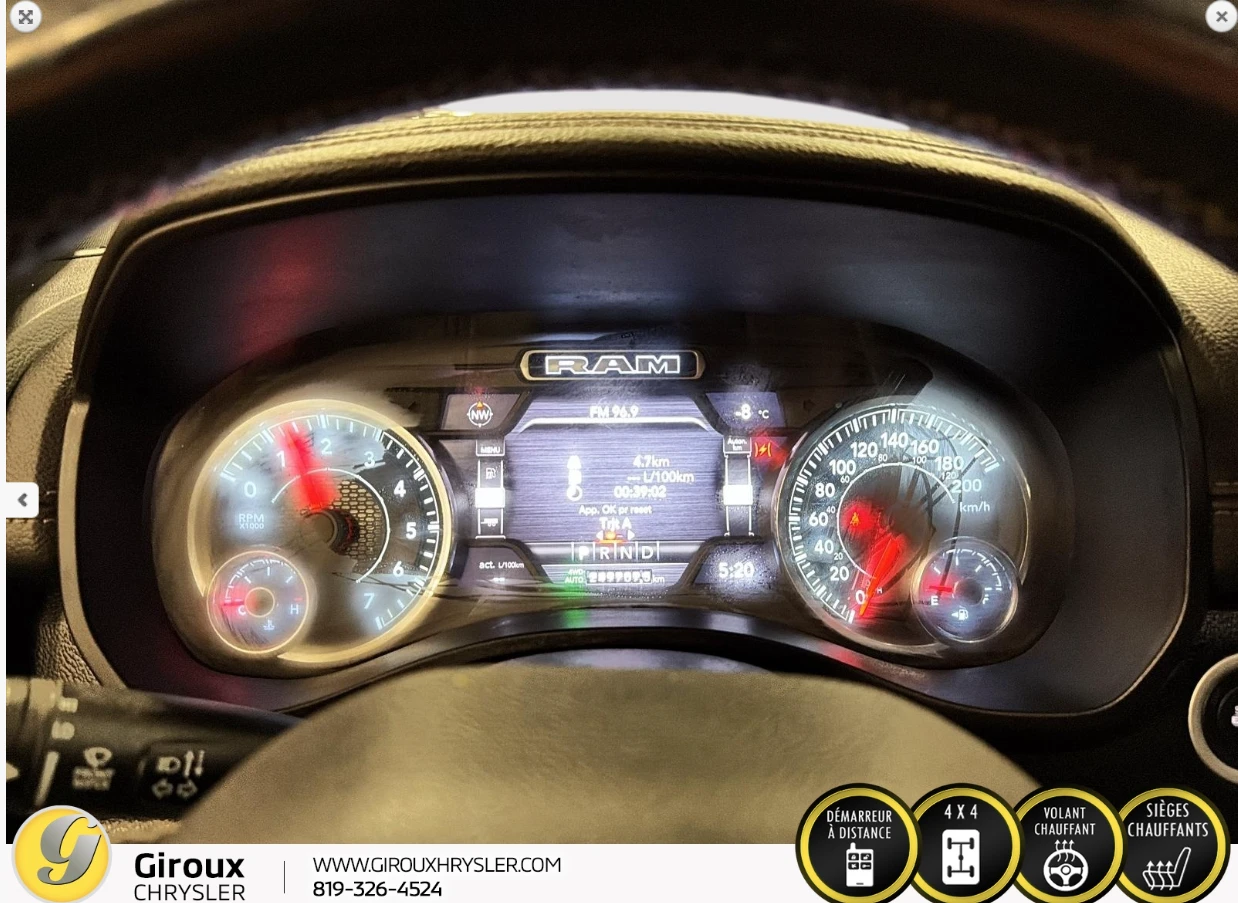 Dodge RAM 1500 Sport 4x4 Crew Cab 5'7" Box , снимка 13 - Автомобили и джипове - 53861607