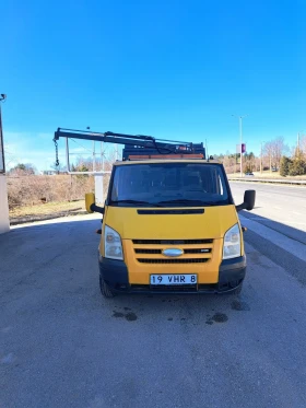 Ford Transit Самосвал с кран, снимка 2